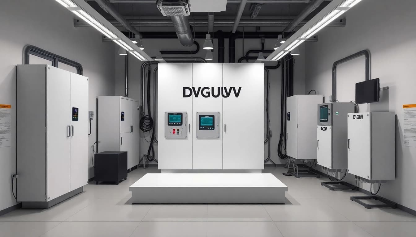 Inspecting electrical devices for safety compliance in DGUV V3 Prüfung, with focus on the technician's expertise and precision.