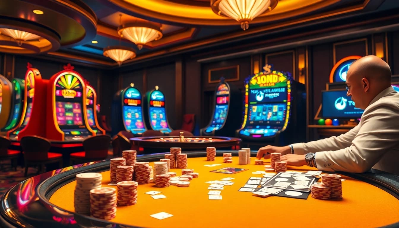 Engage with hidden wiki links while playing exciting poker in a luxurious casino.