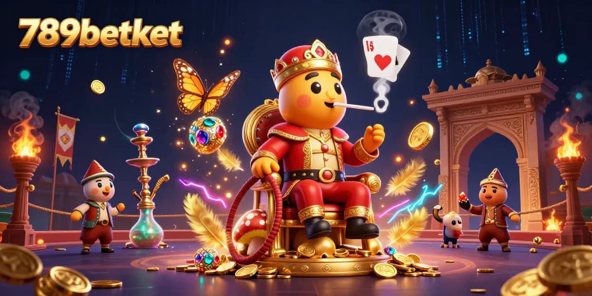 Experience thrilling gameplay with 789betket in a vibrant casino scene packed with excitement.