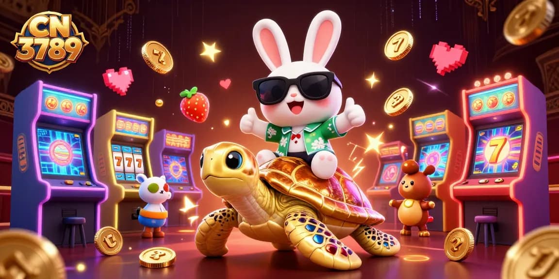 Join the fun at CN 3789 for exciting gaming experiences with vibrant slot elements and charming characters.