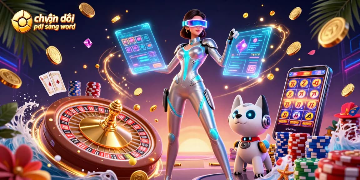Engage in chuyển đổi pdf sang word as vibrant 3D illustration showcases dynamic casino elements with stunning visuals.