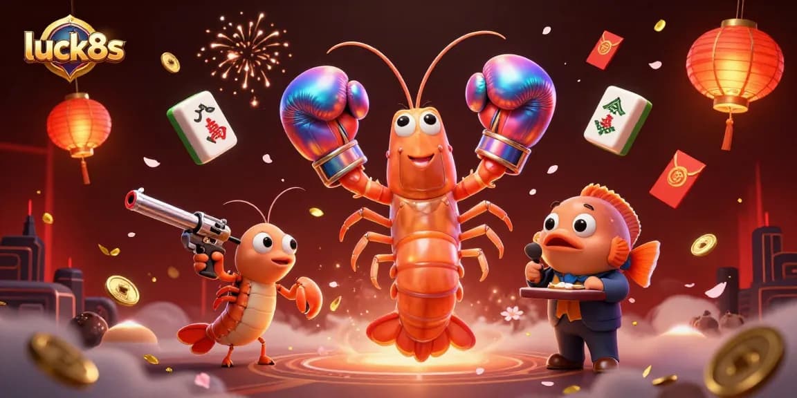 Engage with luck8s in an exciting online casino scene featuring vibrant characters and dynamic elements.