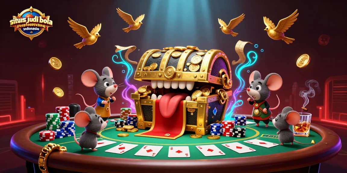 Experience fun betting with situs judi bola terpercaya indonesia, showcasing vibrant casino action and colorful elements.