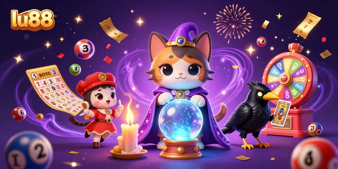 Experience the thrill of winning with lu88, a vibrant fantasy casino scene celebrating luck and excitement.