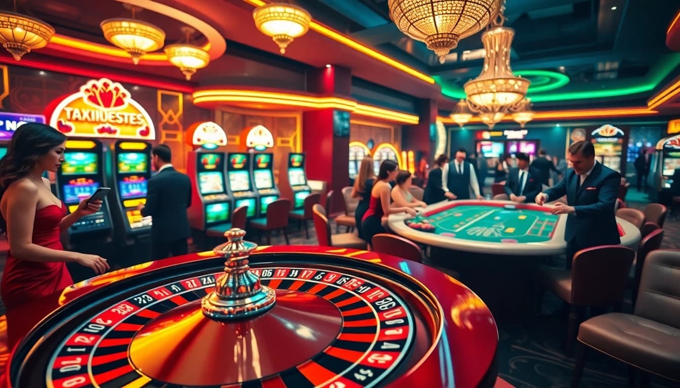 Experience the excitement of gambling at a luxury casino with hz88 gaming elements.