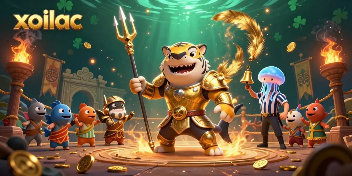 Xoilac engages gamblers in an energetic underwater colosseum showcasing interactive betting elements.