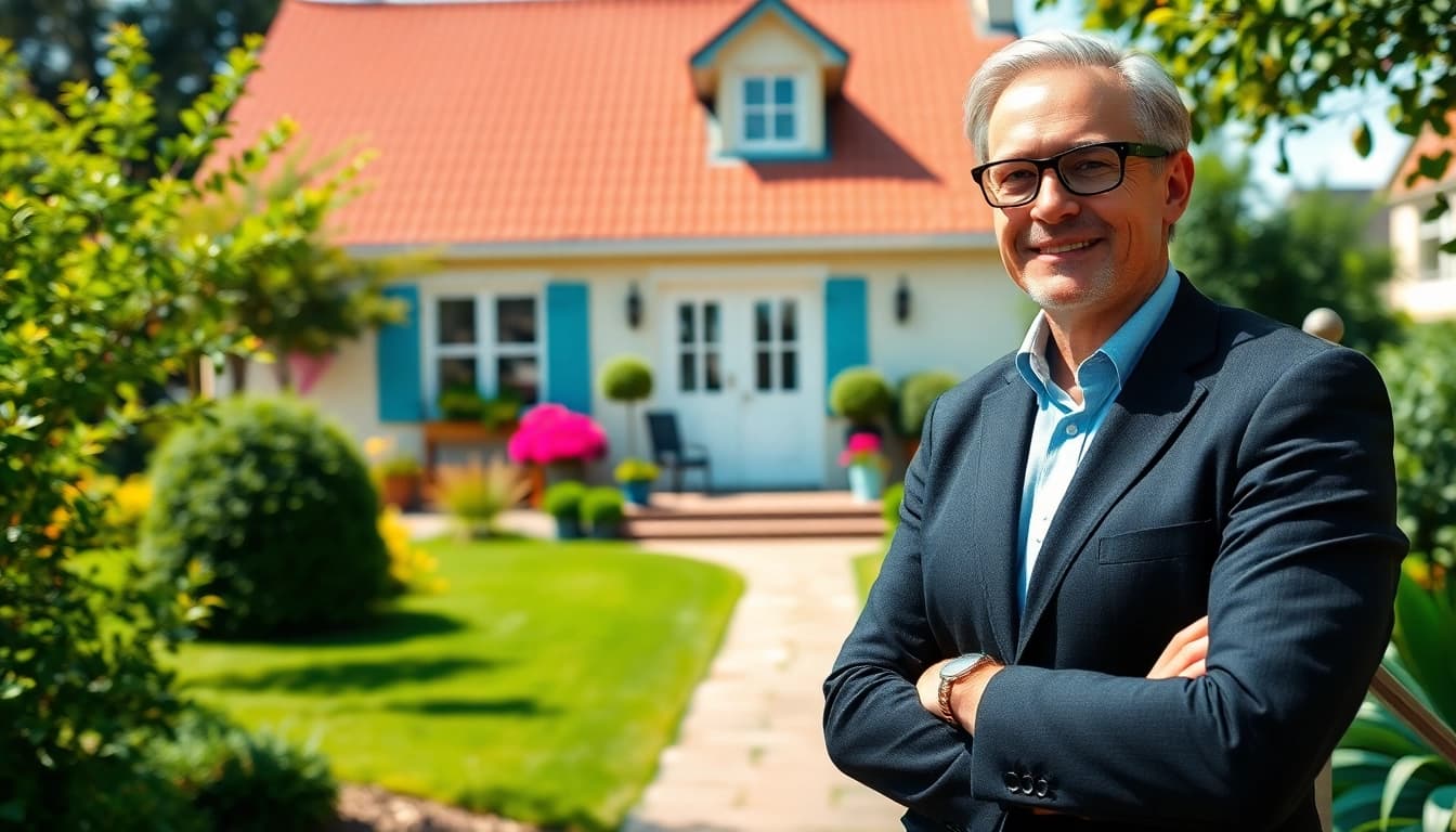 Haus Verkaufen Kaarst: Professioneller Immobilienmakler präsentiert ein wunderschönes Haus.