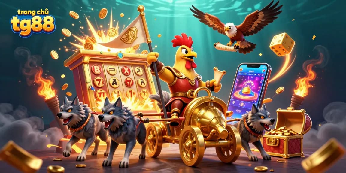 Experience the excitement of the trang chủ tg88 casino with vibrant slot machines and dynamic gaming elements.