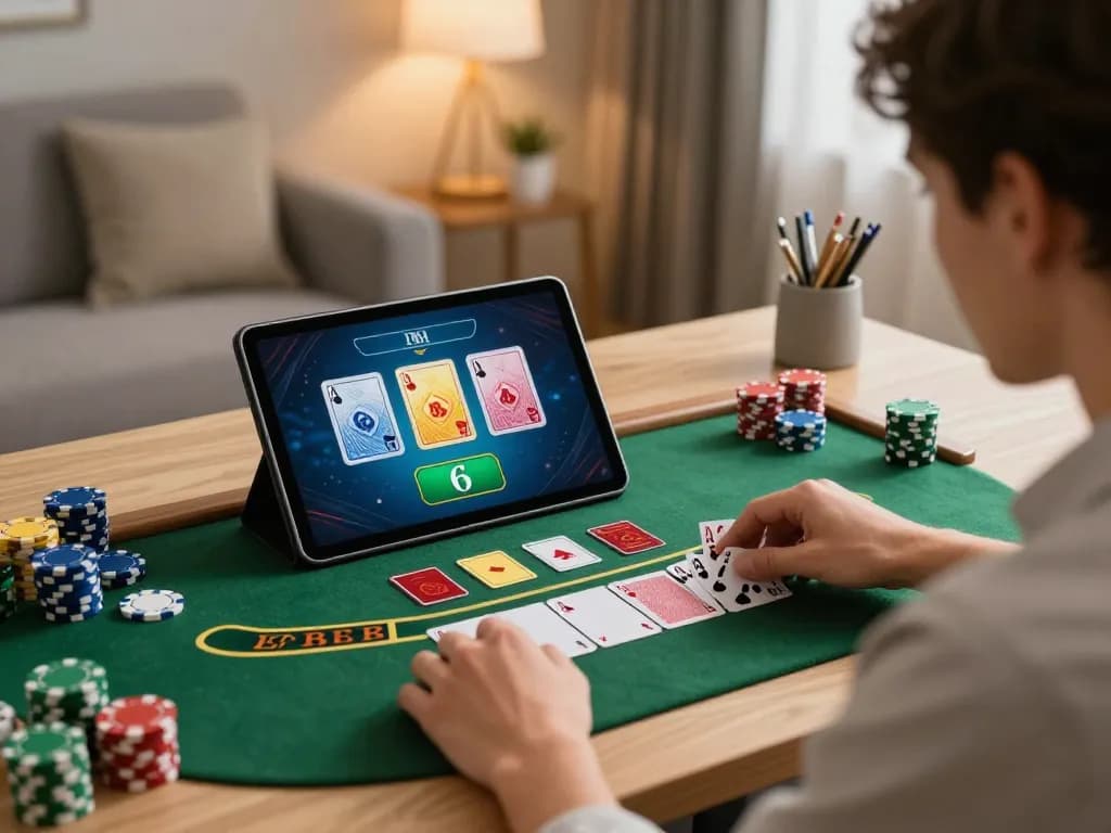 Experience thrilling gameplay with qq88 link mới on stylish home gaming tablet.