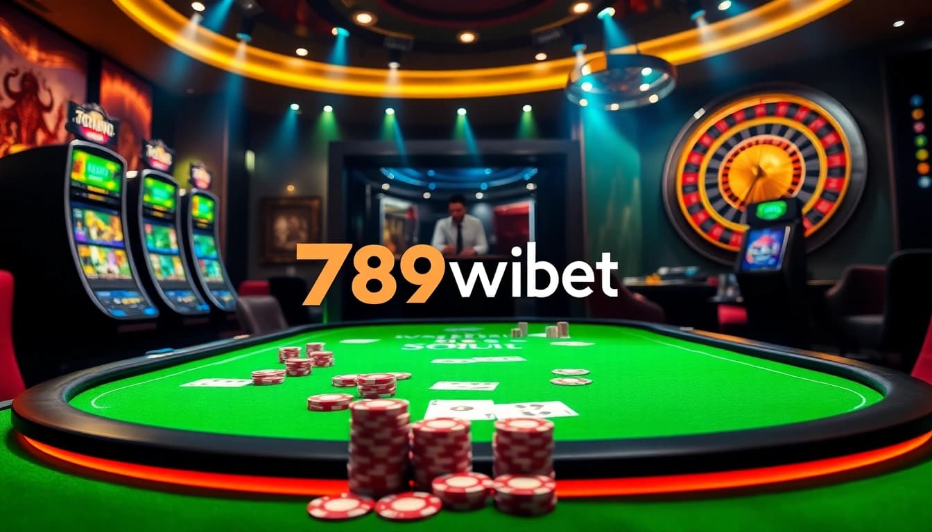 Engage in thrilling gameplay at 789win bet with vibrant casino tables and exciting slot machines.