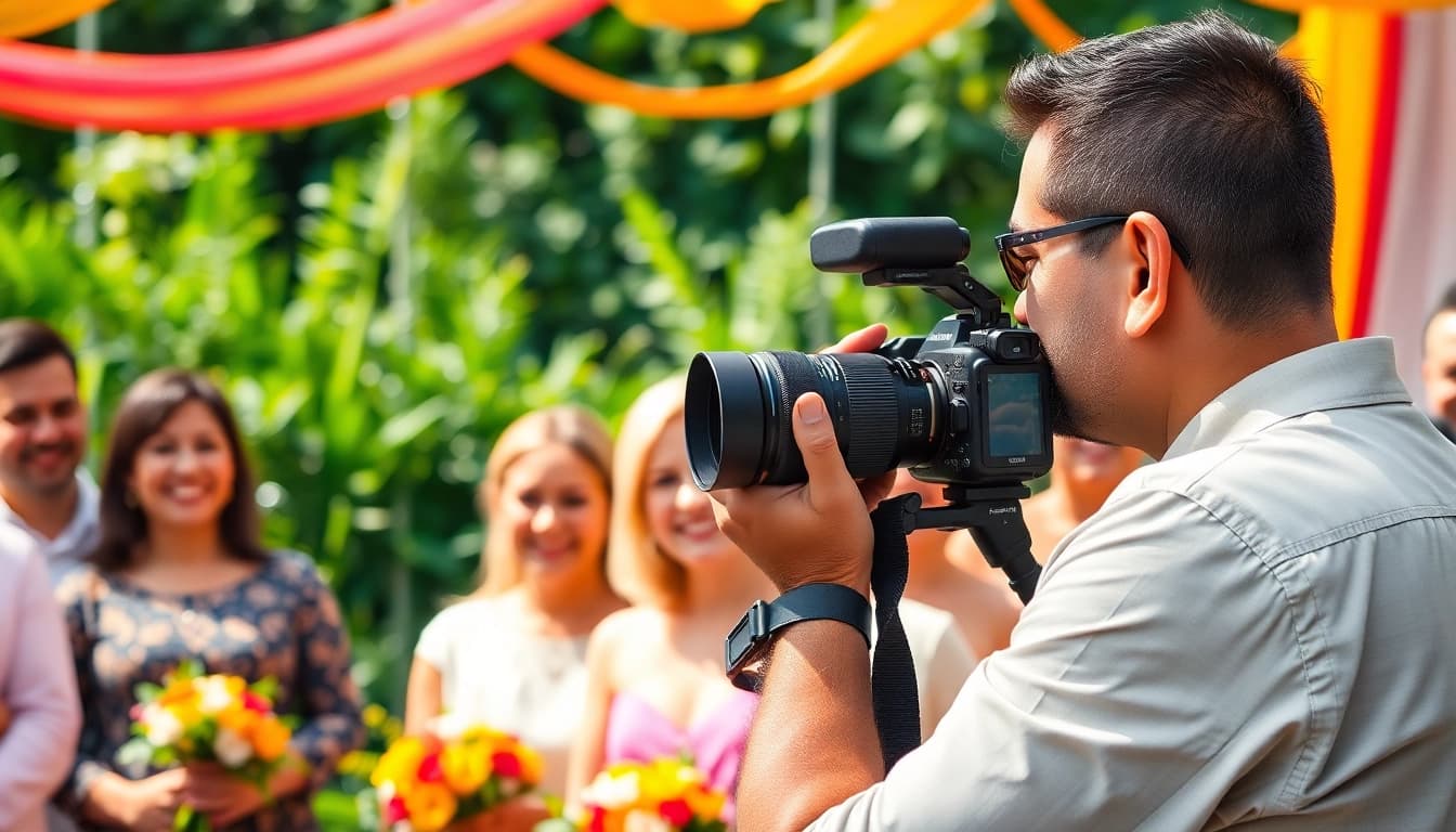 Eventfotograf München fängt die fröhlichen Emotionen während einer Veranstaltung ein.