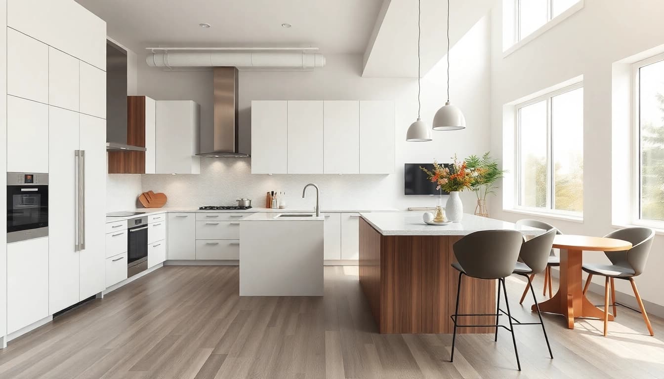 Küchenstudio in Frankfurt am Main mit modernem Design und einladender Atmosphäre.