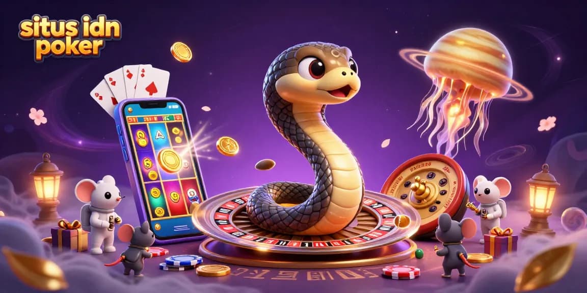 Mainkan situs idn poker dengan permainan seru dan peluang menang besar di ilustrasi kasino digital ini.