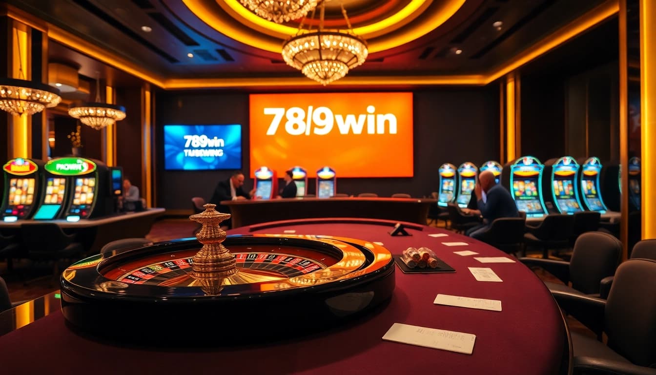 Experience the excitement of betting at 789win with vibrant casino tables and gaming action.
