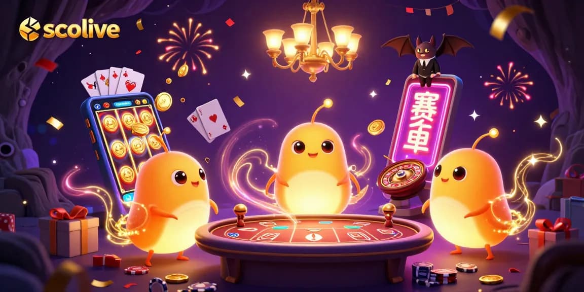Socolive offers a vibrant cave casino illuminated by glowworms, showcasing live gaming excitement.