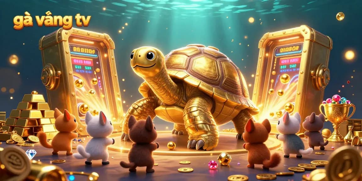 Experience the excitement of gà vàng tv with a thrilling pinball scene filled with treasures and charming characters.