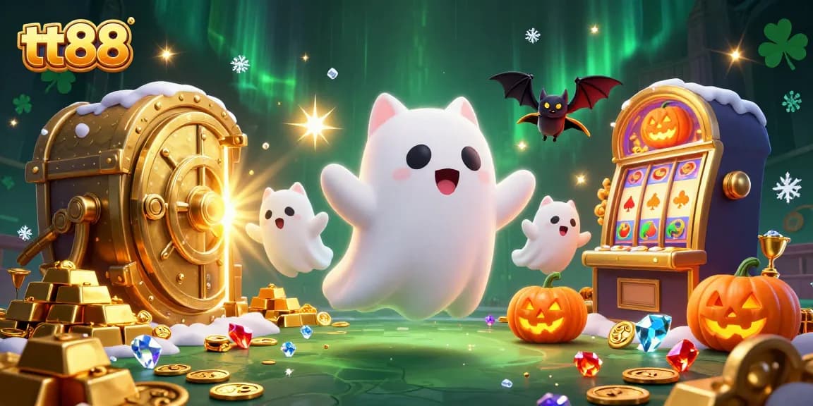 Engage with tt88 as the friendly ghost cat explores a haunted casino mansion filled with treasures.