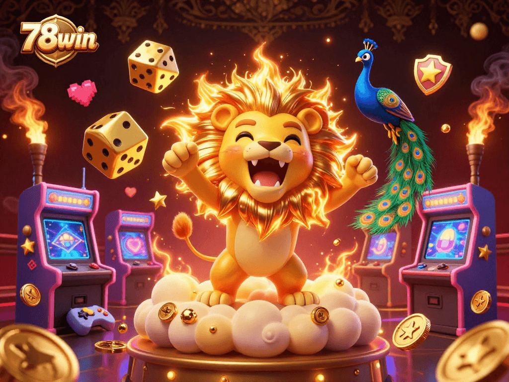 Experience thrilling gameplay at 78win with vibrant characters and exciting casino elements