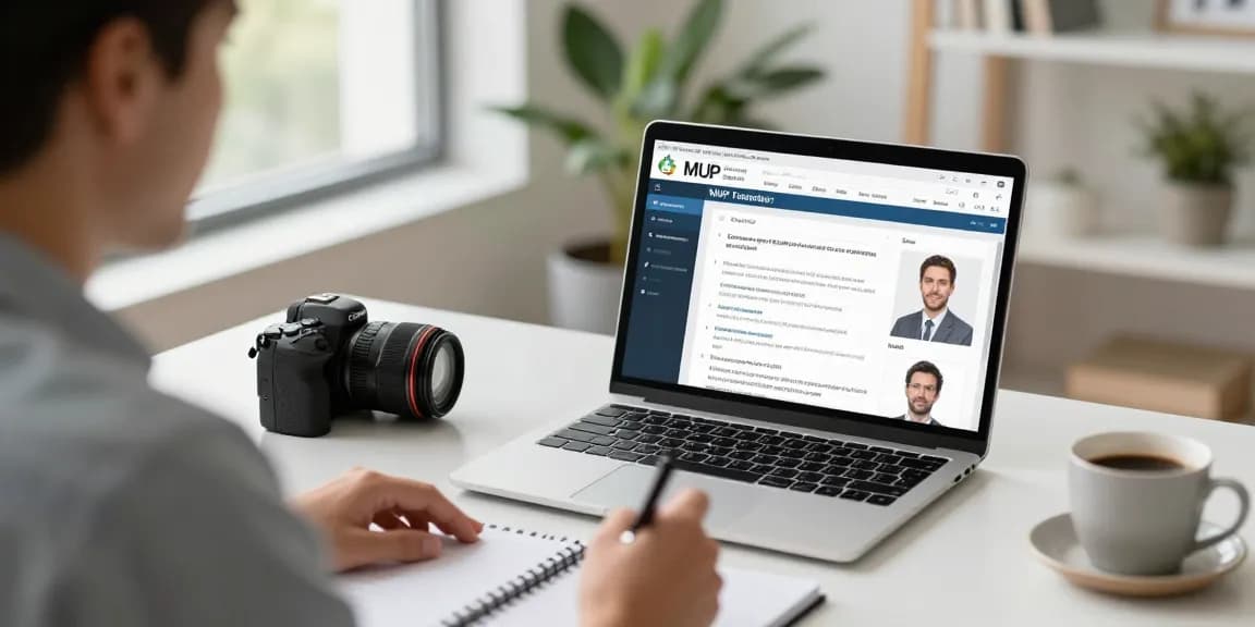 MPU Vorbereitung online in einem hellen Home Office mit einem Verkehrspsychologen während eines Videoanrufs.