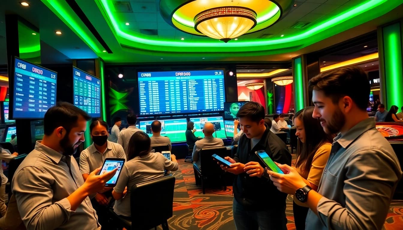 Experience cá cược thể thao DR88 with engaging betting action and modern casino ambiance.