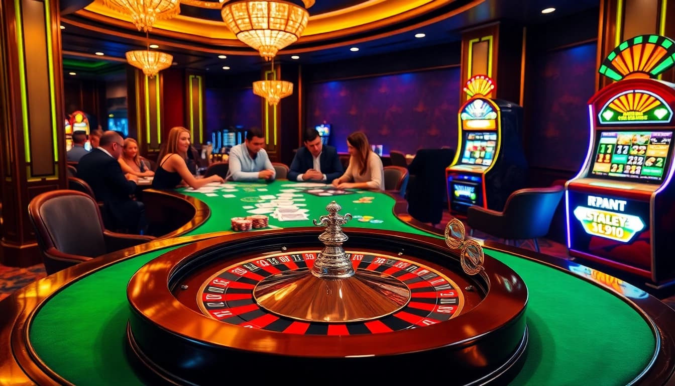 Experience the excitement of winning at XX 88 with vibrant casino tables and engaging players.