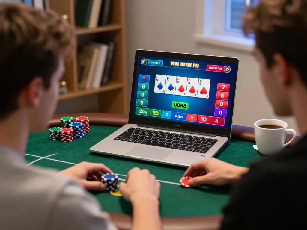 Engaging gameplay on U888 online poker platform showing user strategizing bets.