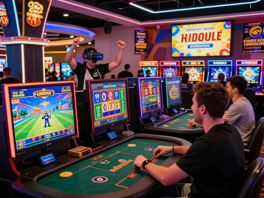 79King online casino gaming scene showcasing players enjoying fish shooting and slots in an exciting atmosphere.
