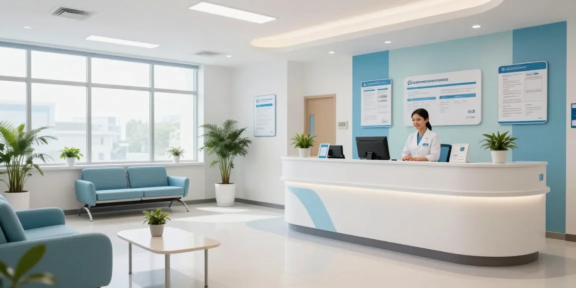 Prime Pharma Shop: Professionelle medizinische Dienstleistungen für Patienten in einem modernen Gesundheitszentrum.