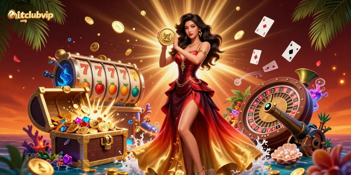 Experience the excitement at hitclubvip org with dynamic gameplay and stunning visuals in a vibrant casino scene.