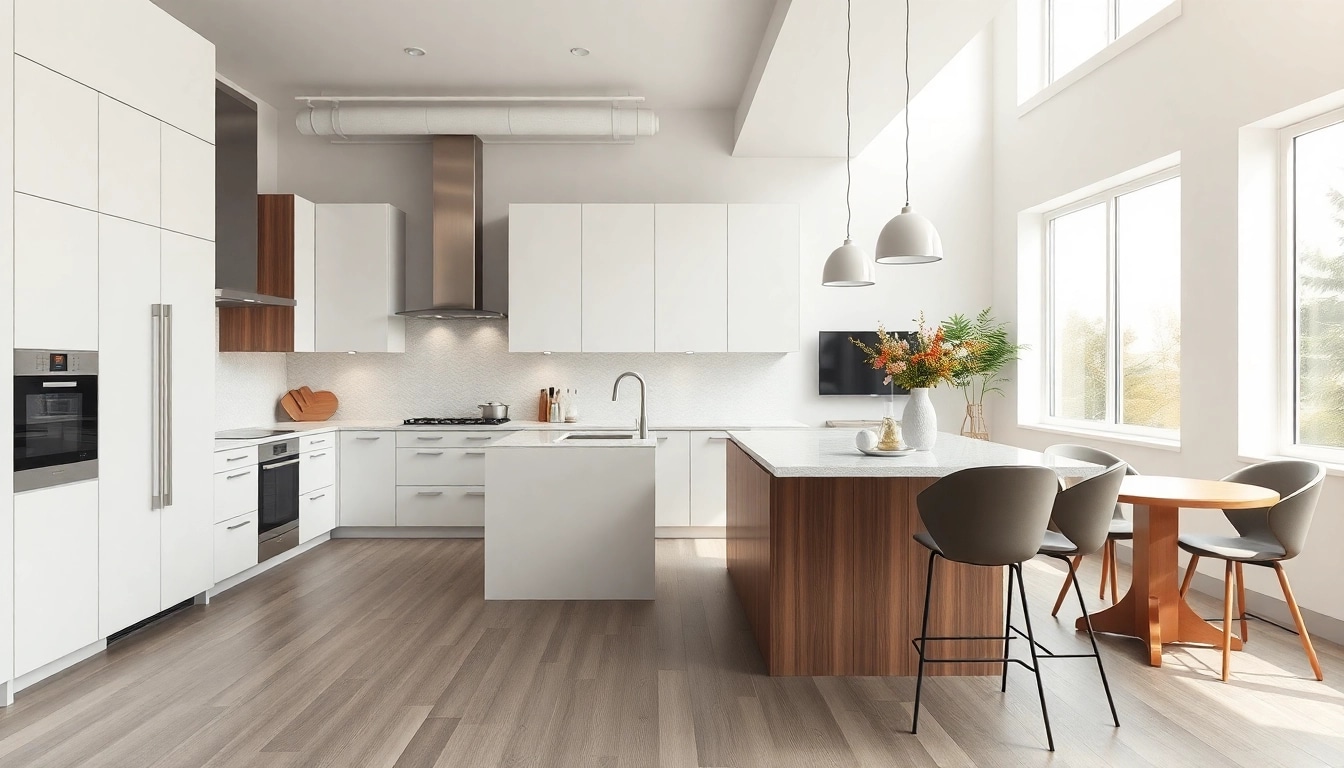 Küchenstudio in Frankfurt am Main mit modernem Design und einladender Atmosphäre.