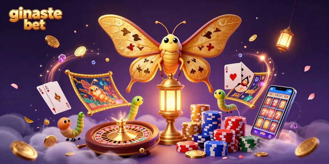 Experience the excitement of ginaste bet with vibrant casino-themed 3D characters and elements.