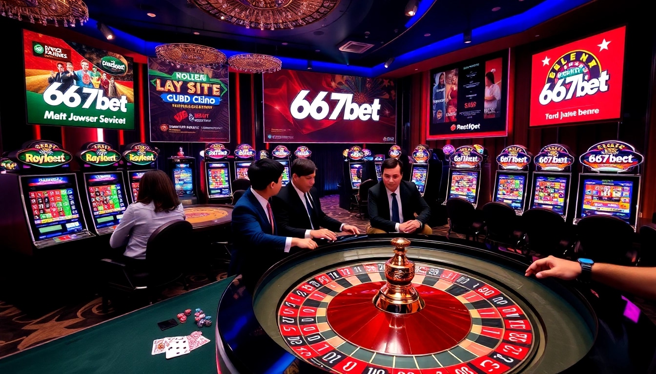 Experience thrilling gameplay at 667bet with vibrant casino tables and dynamic promotions.