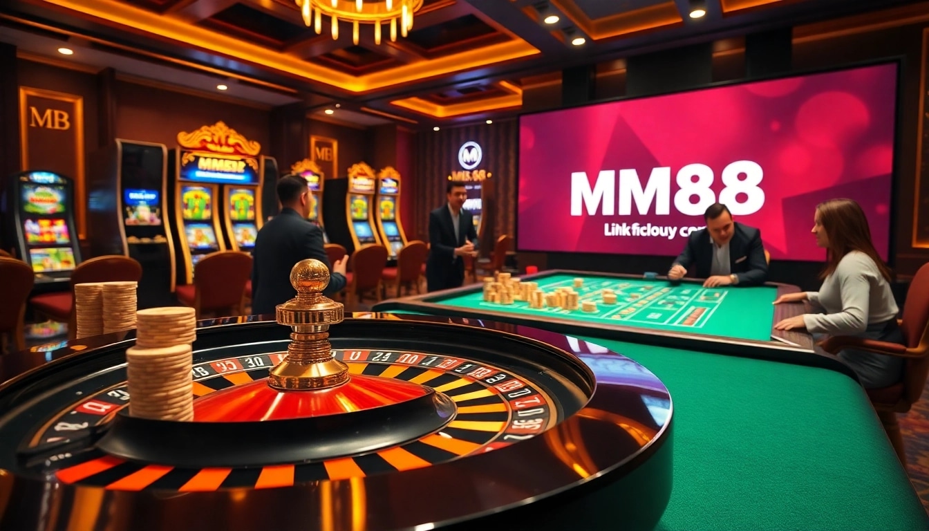 Exciting gaming at MM88 observer with roulette, poker, and slot machines.