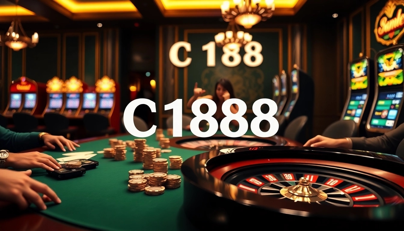 Experience the thrill of the casino with C168 poker table action and excitement.