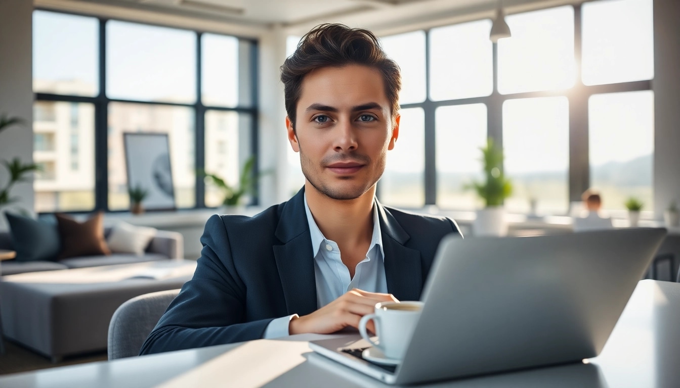Businessfotograf München erstellt professionelle Porträts in einem modernen Büro mit natürlichem Licht.