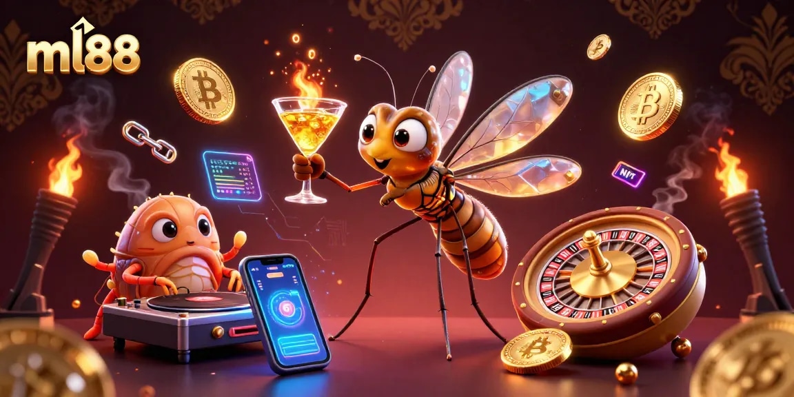 Experience thrilling casino adventures with ml88, showcasing unique characters and vibrant game elements.