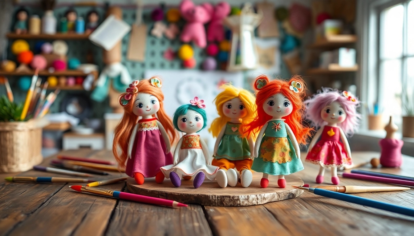 Gestalte und präsentiere einzigartige Gutdolls, die lebendig und kunstvoll wirken.