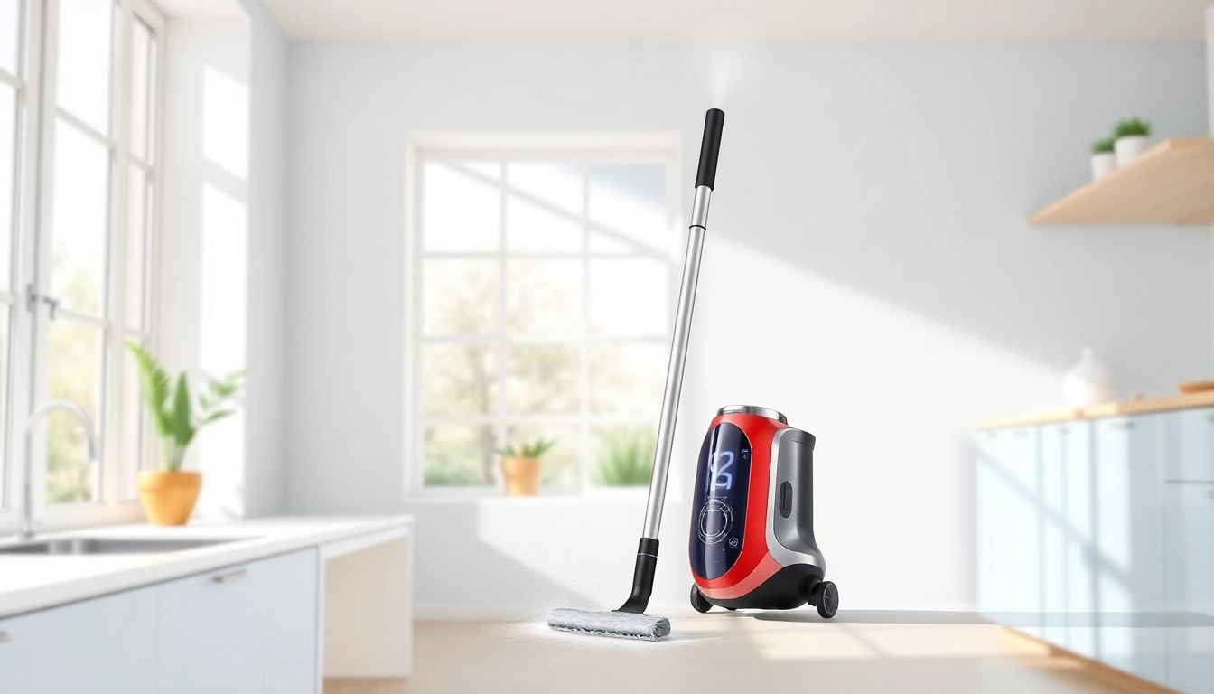 Powerful akku staubsauger effortlessly cleaning a modern living space.