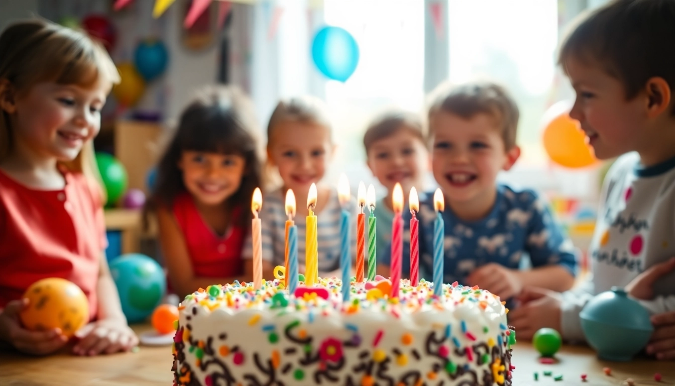 Kreative Spiele für Kindergeburtstag 4 Jahre in einem Fest des Lächelns.