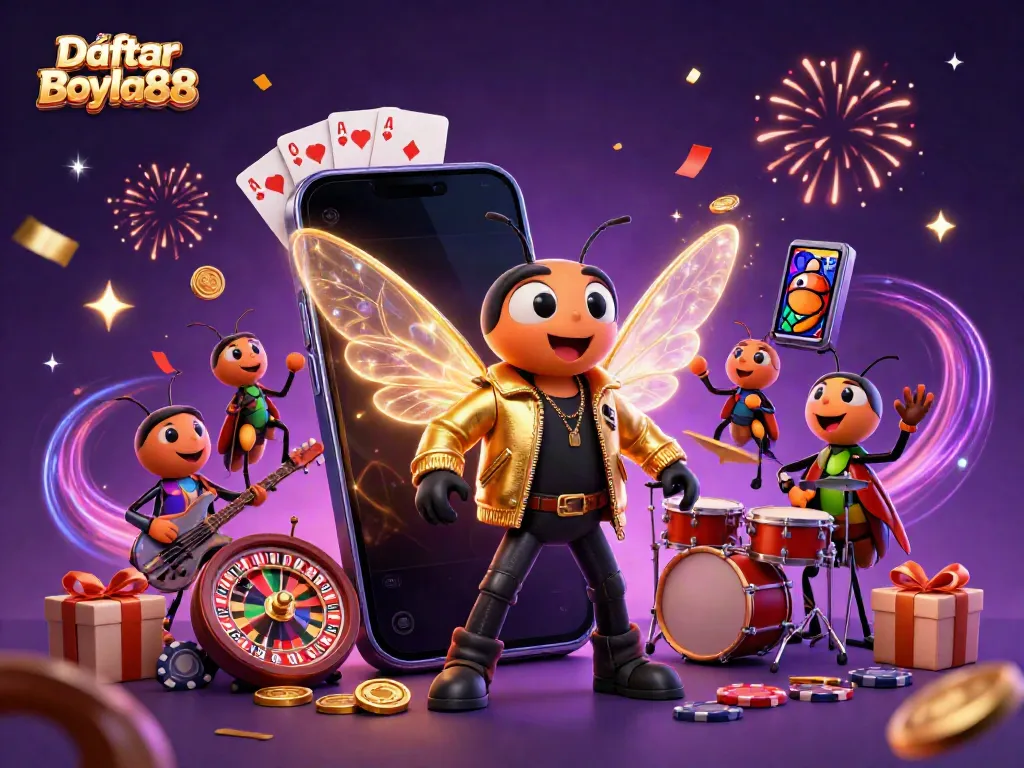 Experience thrilling wins at Daftar Bola88, featuring a vibrant 3D slot game scene with captivating characters.