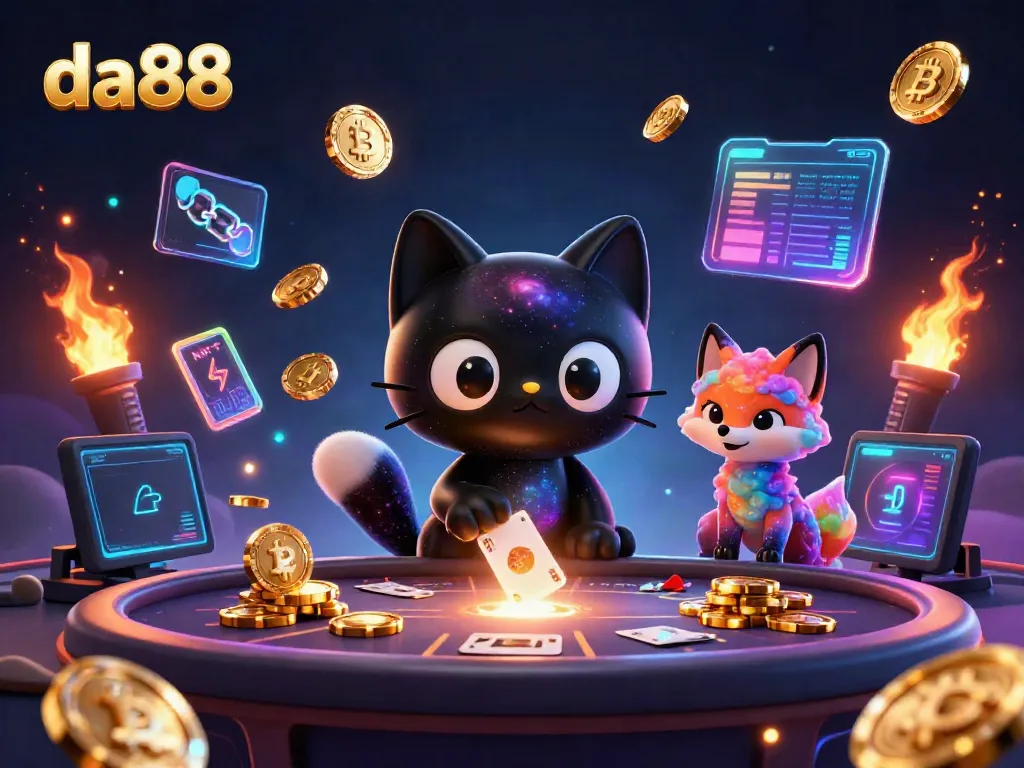 Experience thrilling gameplay at da88 casino with exciting characters and cosmic elements.