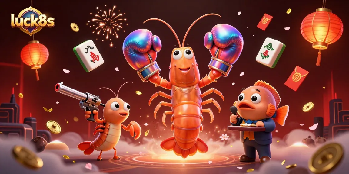Engage with luck8s in an exciting online casino scene featuring vibrant characters and dynamic elements.