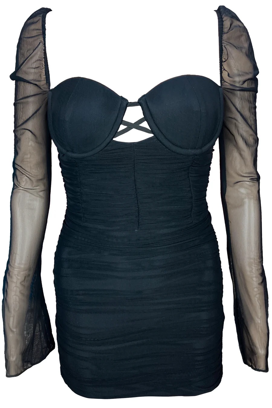 Verleihen Sie Ihrer Garderobe Glanz mit Arcinora's Maxikleid Schwarz