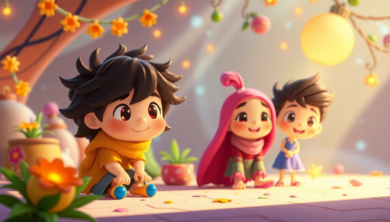 Animating vibrant characters in a captivating 2D Animation style with colorful elements and engaging backgrounds.