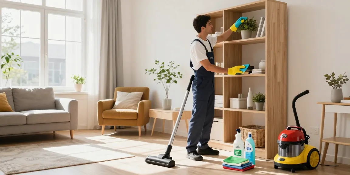 Professional home cleaning service in Solothurn showcasing wohnungsreinigung solothurn with an inviting atmosphere and bright sunlight.