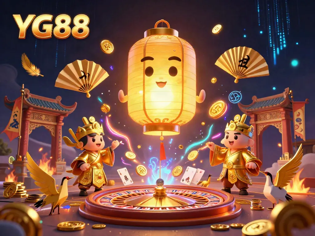 Experience the enchanting YG88 online casino with vibrant characters and dynamic gaming elements.