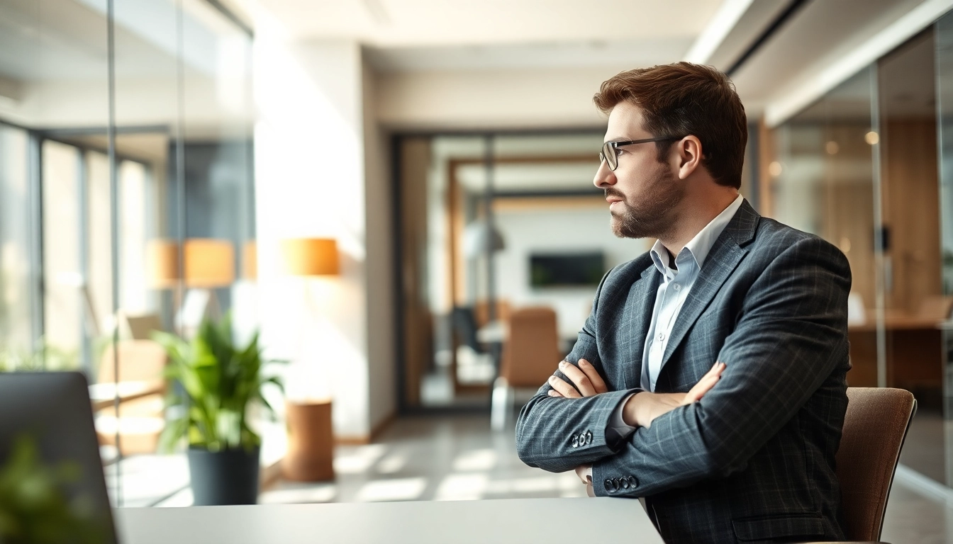 Professioneller Headhunter Mannheim berät Klienten in einem modernen Büro.
