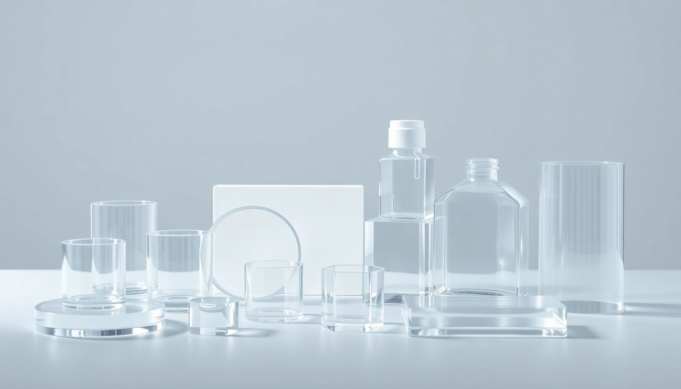 Flexible polymethylmethacrylat im Spritzguss applications displayed elegantly highlighting clarity and durability.