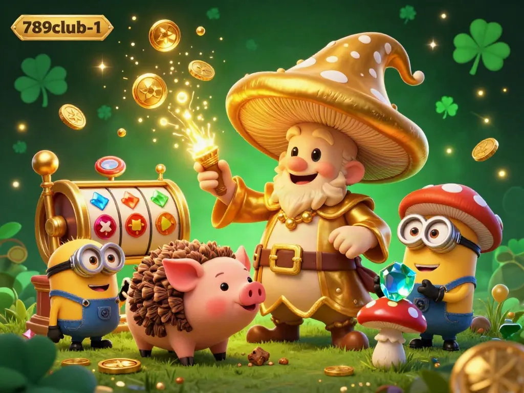 Spin the reels with 789club-1's enchanting characters, showcasing a magical casino adventure.