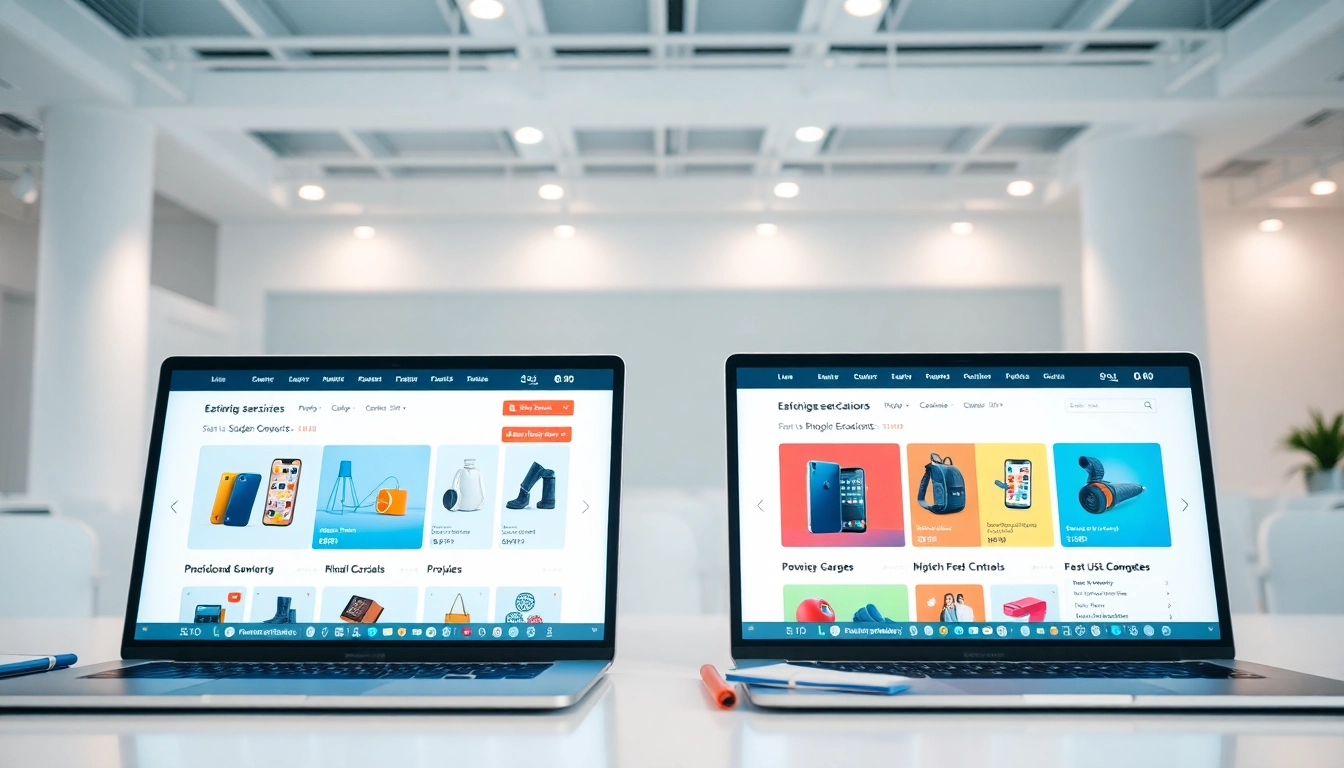 Analysing litbuy vs cnfans with product interfaces in a clear digital setting.